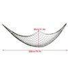 Hammock Portable Strong Nylon Mesh Rope Camping Hammock Net Hanging Nets with Storage Bag for Hiking Outdoor Travel Sports Beach Yard view 2