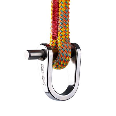 Notch V3 Quickie Steel Shackle for Basal, Canopy Anchor or Redirects, Quadruple Action Rotating Slic Pin, Major Axis Rating: 6,700 lbs. (30 kN), Minor Axis Rating: 2,900 lbs. (99546)