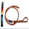 Horse Leather Western Saddle Tack Over and Under Beaded Whip 700RT05 view 1