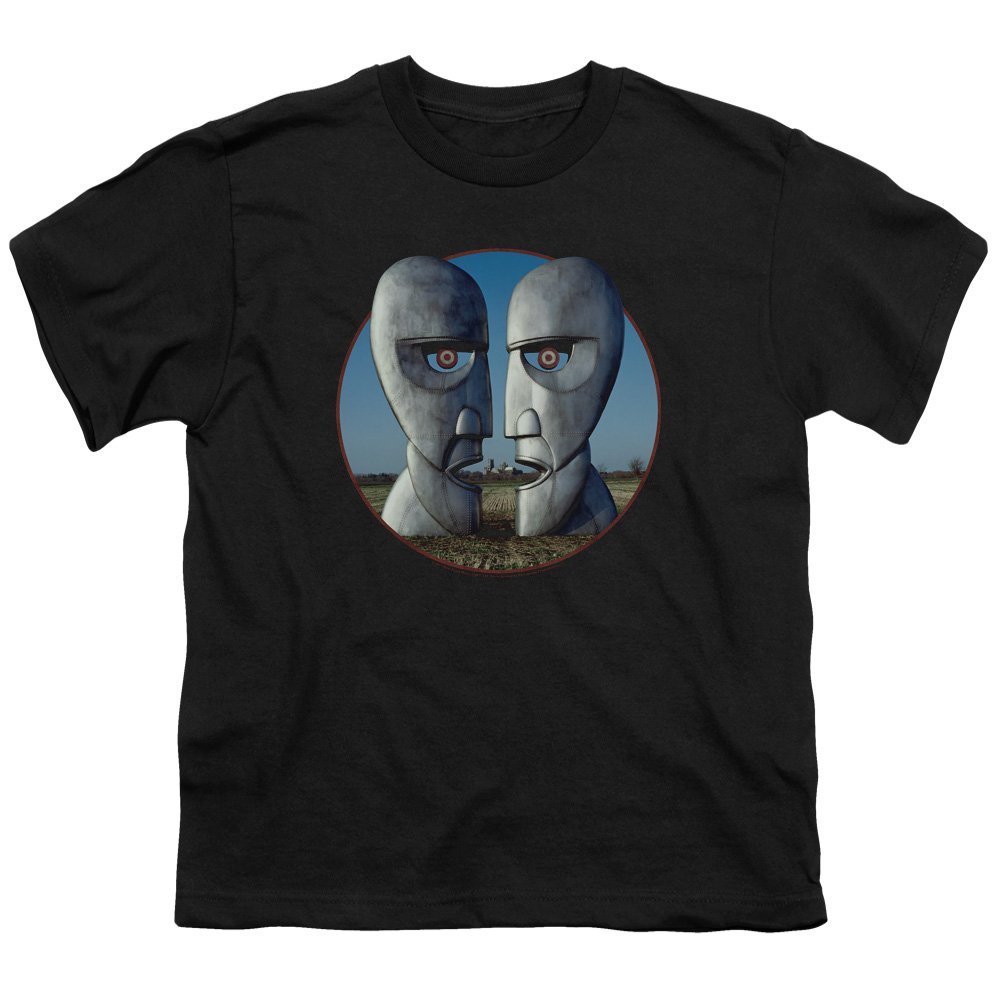 Pink Floyd Division Bell Cover Unisex Youth T Shirt for Boys and Girls, Medium Black