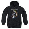 Trevco David Gilmour Guitar Gilmour Unisex Youth Pull-Over Hoodie for Boys and Girls, Medium Black view 1