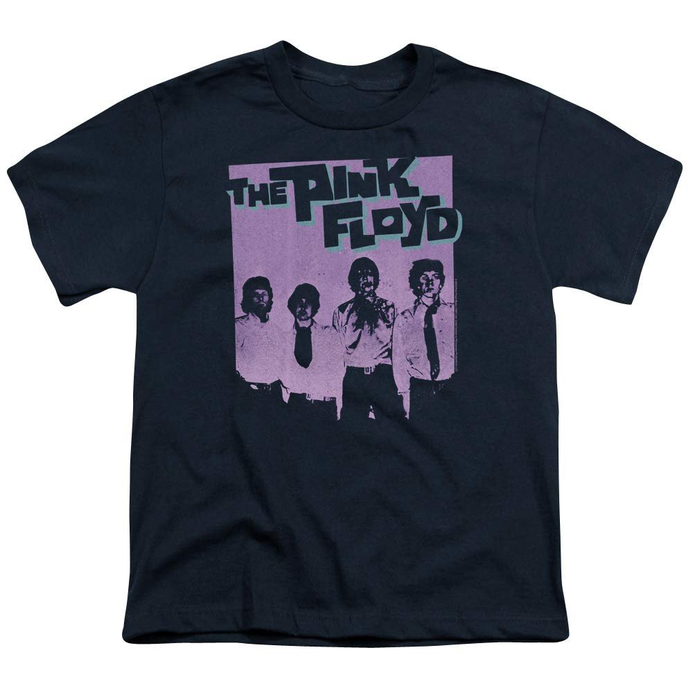 Pink Floyd Paint Box Unisex Youth T Shirt for Boys and Girls, X-Large Navy
