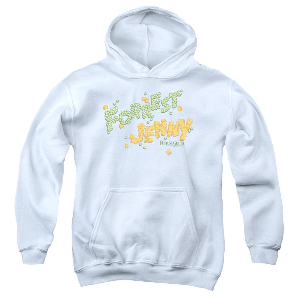 Forrest Gump Peas And Carrots Unisex Youth Pull-Over Hoodie for Boys and Girls, X-Large