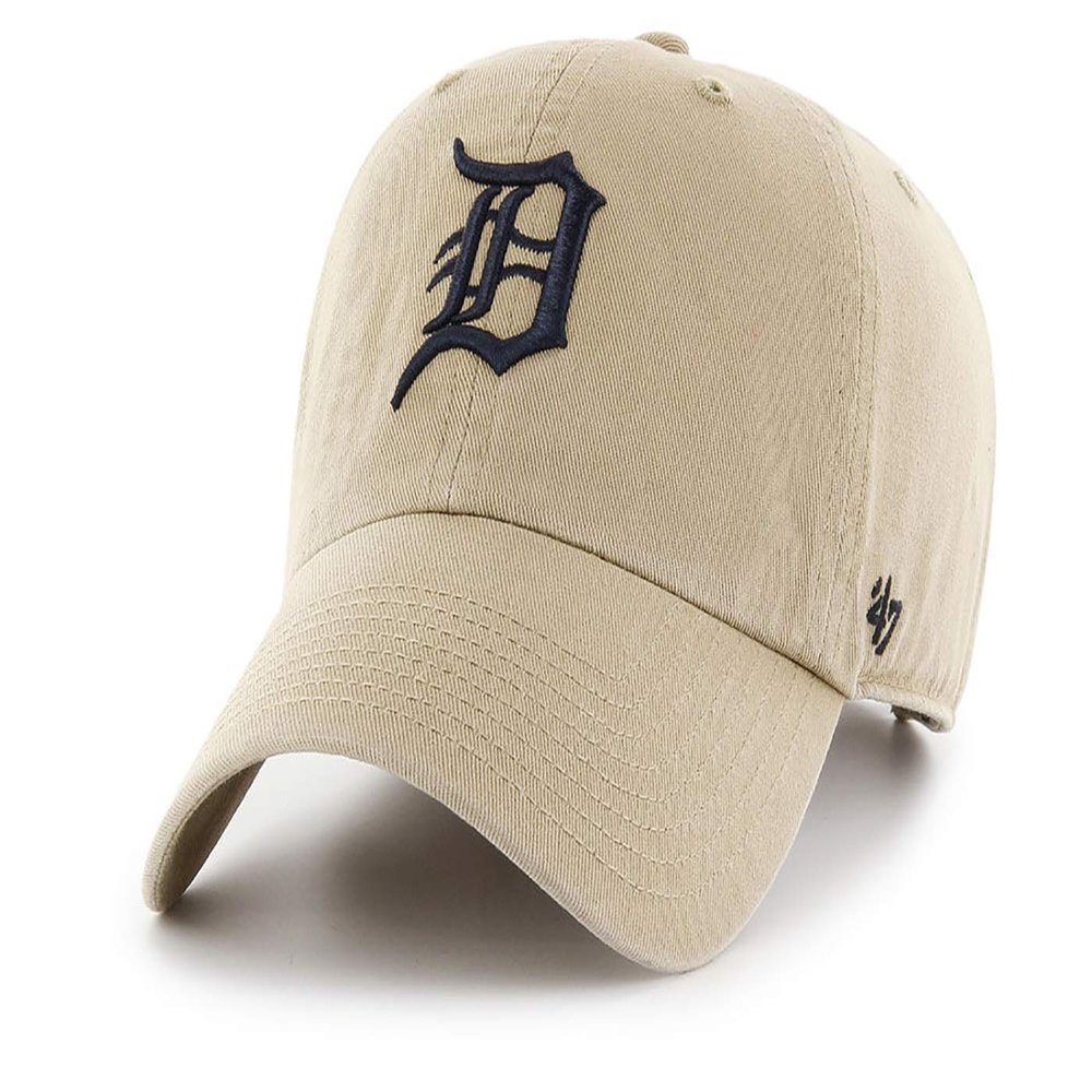 '47 MLB Khaki Clean Up Adjustable Hat, Adult (Detroit Tigers)