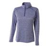 A4 Sportswear Ladies 2XL Light Blue Space Dye 1/4 Zip view 1