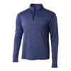 Adult X-Small Royal Space Dye 1/4 Zip view 1