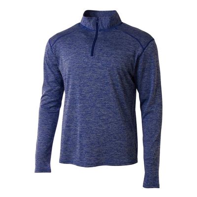 Adult Large Royal Space Dye 1/4 Zip