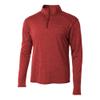 Adult XL Red Space Dye 1/4 Zip view 1