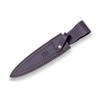 Joker Hunting Knife Colmillo CO108, Blade of 8.46 inches MOVA Steel, Olive Wood Handle, Brown Leather Sheath, Tool for Fishing, Hunting, Camping and Hiking view 2