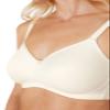 Amoena Womens Mara Padded Wire-Free Pocketed Mastectomy Bra Off White 32AA view 2