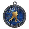 2-1/2 Inch Die-Cast Metal Award Medallion with Antique Silver Finish and Attached 2 Inch Full Color Laminated Sport Insert. view 1