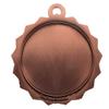 2-1/4 Inch Die-Cast Metal Award Medallion with Antique Bronze Finish and Attached 2 Inch Full Color Laminated Sport Insert. view 3