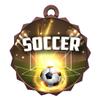 2-1/4 Inch Die-Cast Metal Award Medallion with Antique Bronze Finish and Attached 2 Inch Full Color Laminated Sport Insert. view 1