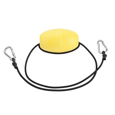 30ft Marine Rope Tow Line, Kayak Drift Anchor Tow Nylon Rope with EVA Buoy Steel Clips Kayak Accessory