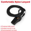 Fya Whistle, Plastic Whistle with Lanyard, Loud Clear Black Whistles Bulk Great for Coaches, Referees, and Officials view 3