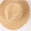 FF Men's Summer Hand-Knit Flat Along The Lafite Straw Hat, Travel Leisure Adjustable Beach Hat, Holiday Sun Hat (Color : Khaki) view 4