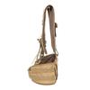 JINJULI Tactical MOLLE Battle Belt + Military Battle Belt Harness Load Bearing H-Harness Patrol Belt For Outdoor Activities (Tan) view 3