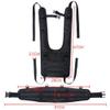 JINJULI Tactical MOLLE Battle Belt + Military Battle Belt Harness Load Bearing H-Harness Patrol Belt For Outdoor Activities (Tan) view 4