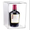Acrylic Display Case with White Back & Wall Mount Vertical or Horizontal Display Cases for Figures & Memorabilia, Wall Mounted Display Case Clear Showcase Dim: 5.5" L x 5.5" W x 13.25" H (A017-WB-WM) view 1