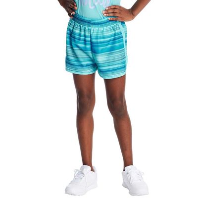 C9 Champion Girls' 2" Woven Running Shorts, Speed Stripe/Blue, S