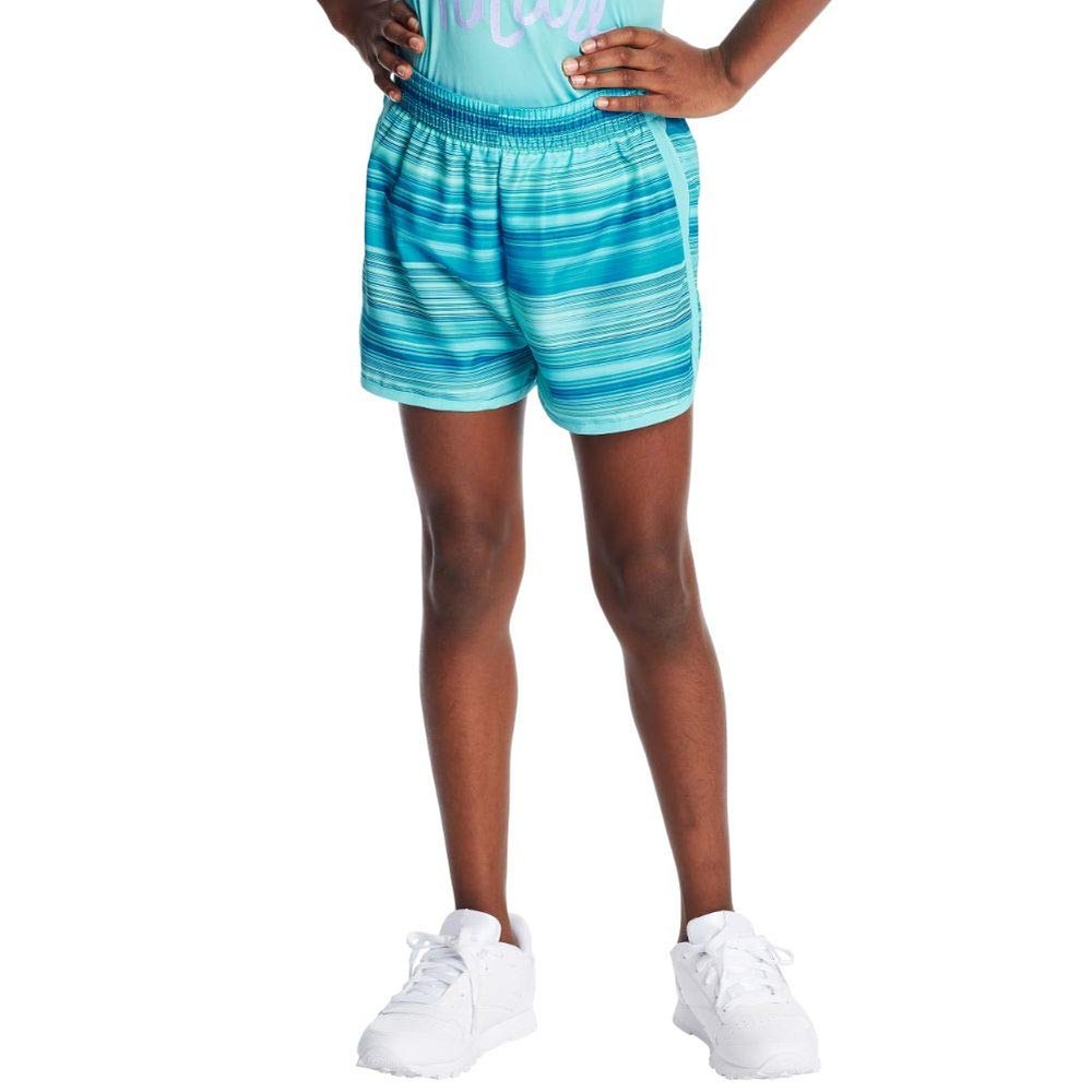 C9 Champion Girls' 2" Woven Running Shorts, Speed Stripe/Blue, S
