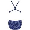ARENA Women's Carbonics Pro Challenge Back MaxLife One Piece Athletic Training Swimsuit, Navy/Neon Blue, 22 view 3