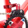 Bike Chain Guide MTB Bike Protector Road Bicycle Mountain Cycle Chain Guide Tensioner with Hollowed Design for Single Disc Sprocket, Front Dial Smooth Driving(Red) view 1