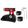 Bike Chain Guide MTB Bike Protector Road Bicycle Mountain Cycle Chain Guide Tensioner with Hollowed Design for Single Disc Sprocket, Front Dial Smooth Driving(Red) view 2