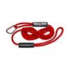 Boat Throw Rope- Double Braided Nylon Rope, Stitched Loops and Floats by Boat Lines and Dock Ties (Red Hook and Loop, 15 feet) view 1