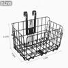 Hamiledyi Folding Bike Basket,Lift-Off Front Bike Basket with Handles Easy Installation Rear Cargo Rack - Rust Proof Bicycle Bag for Mountain Bike Accessories view 2