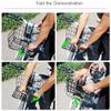 Hamiledyi Folding Bike Basket,Lift-Off Front Bike Basket with Handles Easy Installation Rear Cargo Rack - Rust Proof Bicycle Bag for Mountain Bike Accessories view 4