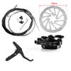 Mountain Bike Disk Brake Set G3/ HS1 Bicycle Disc Brake Kit Front and Rear 160mm Caliper Rotor with Bolts and Cable (R G3 Desk Brake Set) view 2