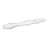 8 Flight White Spin Shafts Moulded Flight System - Medium 33mm view 2