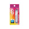 8 Flight White Spin Shafts Moulded Flight System - Medium 33mm view 3