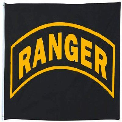 American Wholesale 3x5 Ranger Army Ranger Yellow Letters Flag 3'x5' Banner Grommets Polyester