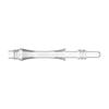 8 Flight Clear Spin Shafts Moulded Flight System - Short 19mm