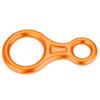 Bnineteenteam Descender,35KN Figure 8 Aluminum Alloy Descender for Rappelling Belaying Rock Climbing (Orange) view 1