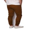 URBANJ Men's Slim Fit Biker Jogger Pants with Shirring Detail S-5XL (M, Mocha) view 2