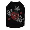 Daisies with Lady Bugs - Dog Shirt, 4XL Black view 1