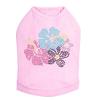 Pink, Blue & Purple Hibiscus - Dog Shirt, 4XL Pink view 1