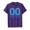 00th Birthday Lucky Number 00 Sports Team Birth Age Year T-Shirt view 1