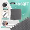 Yes4All EVA Interlocking Mats, Puzzle Floor Tiles, Foam Floor Padding with Border for Furniture, Home Space, Living Room, Garage 24,48,120 SQFT view 2