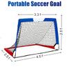 L RUNNZER Kids Soccer Goal, Pop Up Soccer Goal Net for Backyard, Set of 2 with Portable Carrying Case view 2