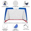 L RUNNZER Kids Soccer Goal, Pop Up Soccer Goal Net for Backyard, Set of 2 with Portable Carrying Case view 3