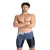 arena Men's Team Color Print Jammer Athletic Training Swimsuit Bathing Suit, MaxLife Chlorine Resistant Fabric, Spraypaint Black, 20 view 1