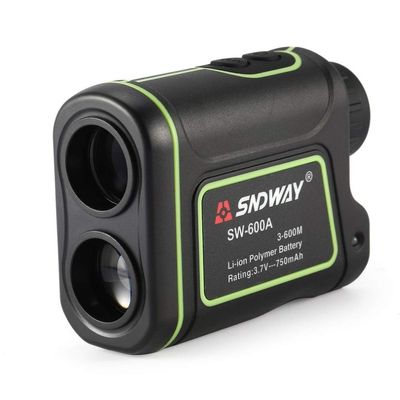 HM2 Handheld Outdoor Range Finder, 600M/1000M Monocular Telescope, Golf Laser Rangefinder Meter, for Hunting/Ranging - Black,1000M