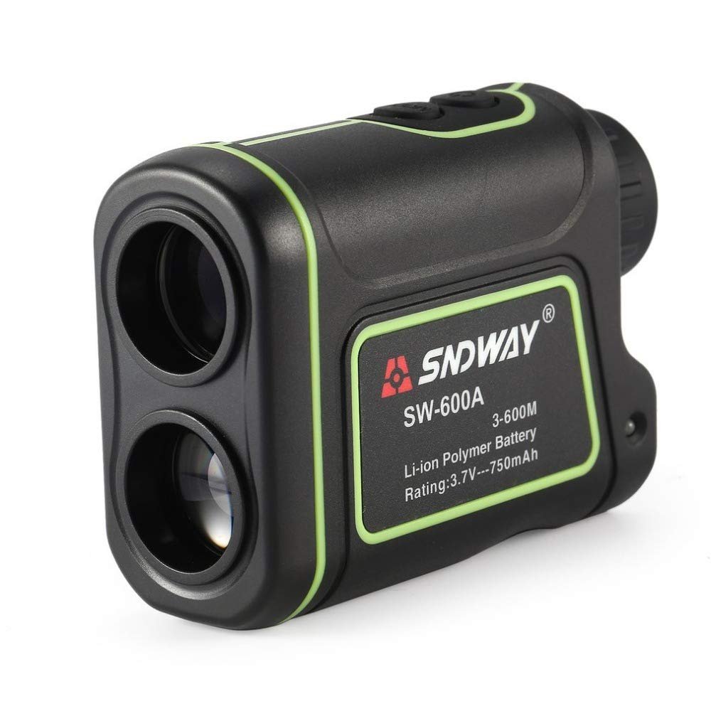 HM2 Handheld Outdoor Range Finder, 600M/1000M Monocular Telescope, Golf Laser Rangefinder Meter, for Hunting/Ranging - Black,1000M