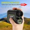 HM2 Handheld Outdoor Range Finder, 600M/1000M Monocular Telescope, Golf Laser Rangefinder Meter, for Hunting/Ranging - Black,1000M view 2