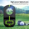 HM2 Handheld Outdoor Range Finder, 600M/1000M Monocular Telescope, Golf Laser Rangefinder Meter, for Hunting/Ranging - Black,1000M view 4
