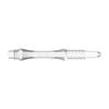 8 Flight Clear Fixed Shafts Moulded Flight System - Short 19mm